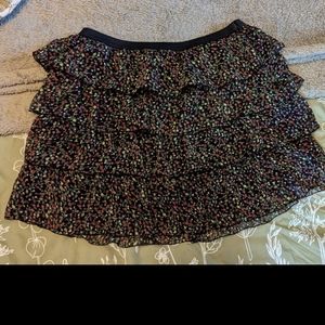 Short Floral Skirt